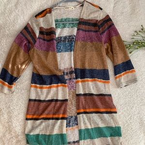 Stripped Cardigan